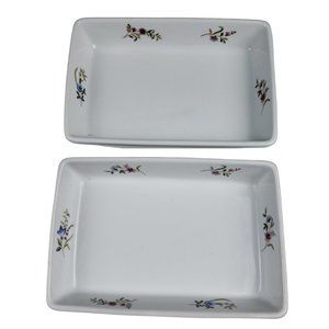BIA Cordon Bleu 2 Rectangle Personal Baking Dishes Versailles Margot Frieda